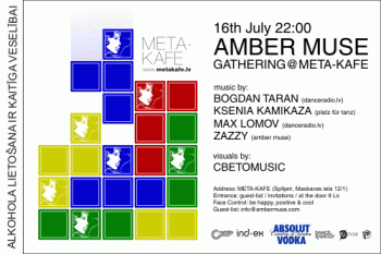 16. Jūlijā "Amber Muse Gathering" Meta-kafē